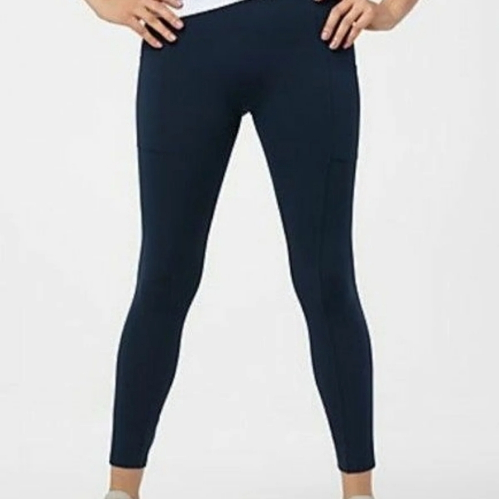 Zuda Black athletic leggings wide waistband
